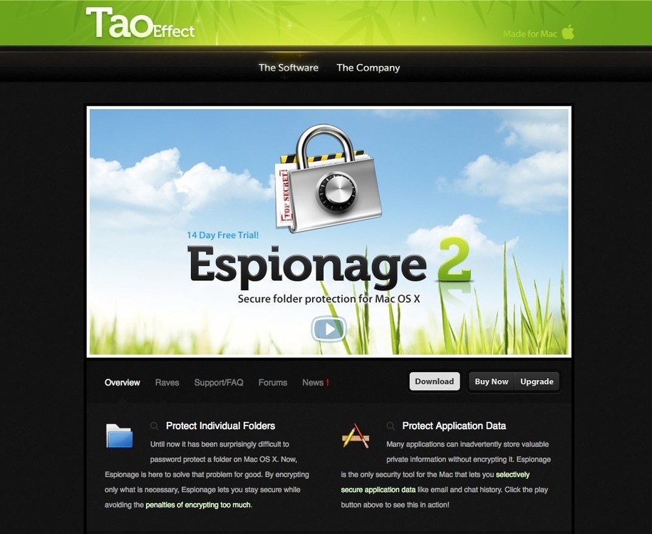 Tao Effect -- Espionage -- Secure Folder Encryption for Mac OS X.jpg